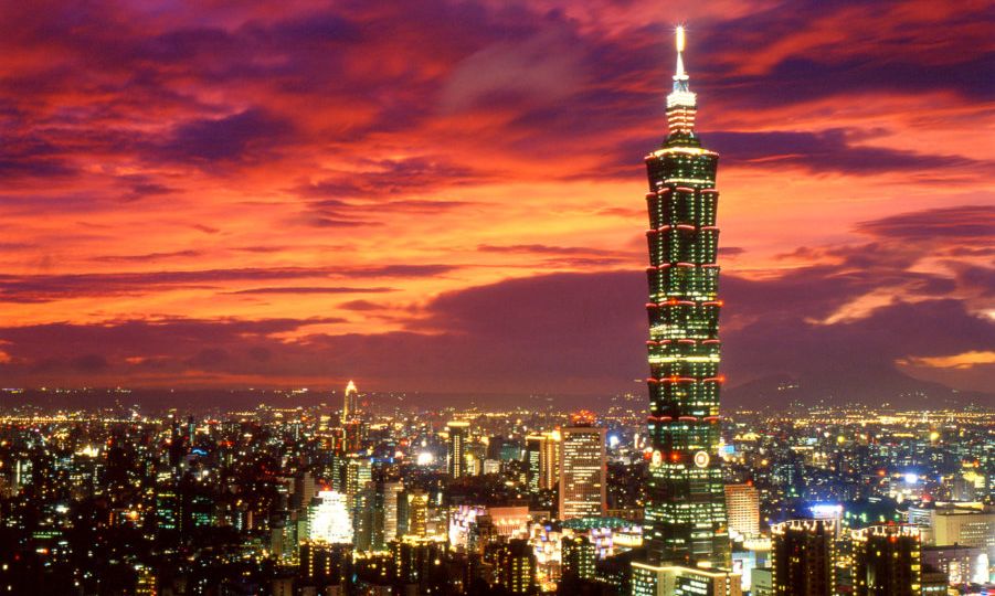 Night View of Taipei