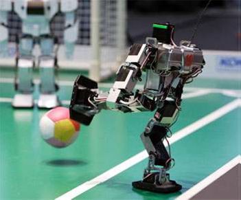 Robot footbal picture